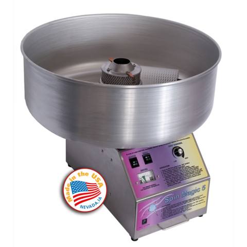 Spin Magic 5 Cotton Candy Machine - Aluminum